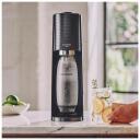 Sodastream Газированный напиток аппарат Terra czarny+ 2 бутылки, 19.8 см, черный, пластик, в комплекте: 2 x 1л бутылка