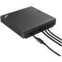 Lenovo dokk 40BN0135EU, 135W, Gigabit Ethernet, USB-C, must