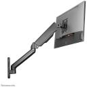 Neomounts sienas stiprinājums WL70-450BL11, 17-32 collas, 9 kg, VESA 75x75-100x100 mm, gāzes atsperes, 135&deg; slīpums, 360&deg; rotācija