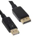 Sbox DP-HDMI M/M 2m DP-HDMI-2, 2m, 30 kadri/sek, 5 Gbit/s, 1920 x 1080, 3840 x 2160 pie 30 Hz, apzeltīti spraudņi, melna krāsa