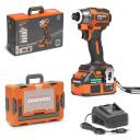 Aku lööktrell DAEWOO DAX 3521Li SET, DAEWOO, DAX 3521Li SET, 21 W, 4.0 Ah, 220 Nm, 0-3600 p/min, komplektis 21 V aku ja laadija.