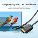 Vention Video kaabli adapter CGUBH 2m, USB Type-C, HDMI, 3840 x 2160, 30Hz, 3 kaitsekihti, must
