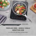 Caso Induktsioonipliit ProSlim 2000 02236, 2000W, 1 keeduala, Puutetundlik, Taimer, Must