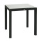 Aiamööbli komplekt WICKER laud ja 2 tooli, must värv K133461 HOME4YOU