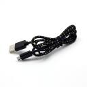 Sbox USB kabelis USB-1031B, 1m, USB A M, microUSB M, 480 Mbit/s, pīts kabelis, melna