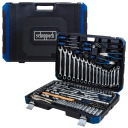 Tool Set, SCHEPPACH, SCH-41802-5, 180 pcs, 1/4", 3/8", 1/2"