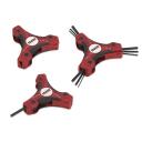 Šešiakampiai raktai, KREATOR, KRT408401, 9 vnt, 1.5-6 mm dydžiai