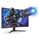 AOC | Curved Gaming Monitor | C32G2ZE | 31.5 " | VA | FHD | 16:9 | 240 Hz | 1 ms | 1920 x 1080 | 300 cd/m&sup2; | Headphone out (3.5mm) | HDMI ports quantity 2 | Black | Warranty 36 month(s)