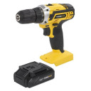 Suktuvas 20V - įsk. 3 baterijos 20V 1,3Ah ir pakrovėjas - 13 acc. POWX00501 POWERPLUS