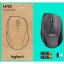 Logitech USB lazerinė pelė M705 910-006034, 1000DPI, 5 mygtukai, RF belaidis, 10m belaidžio diapazono, ergonomi&scaron;kas dizainas