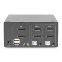 Digitus KVM komutators DS-12862, 2 x KVM porti, metāla korpuss, Dolby TrueHD, DTS-HD, LED statuss