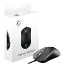 Msi M&auml;ngurihiir FORGE GM320, 800/1200/1600/2400/4800/12800 DPI, 7 nuppu, 1.5 m kaabel, RGB LED valgustus