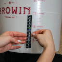 Alaus fermentacijos konteineris su oro užraktu, čiaupu, termometru ir nuosėdų mažintuvu BROWIN 340470, 30 L