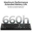 Keychron клавиатура V6U-D1 8000 Гц, Bluetooth 5.3, RGB LED, 4000 мАч, PBT клавиши, Hot-Swap, 660 ч времени работы от батареи