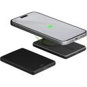 Goobay Magnētiskā bezvadu baro&scaron;anas banka 70182, 5000 mAh, USB-C, 3 A, Li-polimērs, melna