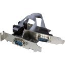 Logilink Sērijas adapteris PC0031, 2xRS-232, PCIe, 1Mbps, Plug and Play, zaļ&scaron;