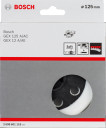 Gumijas slīp&scaron;ķīvis D 125 mīksts, Ekscentra slīpma&scaron;īnām SLĪPĒ&Scaron;ANAS PAMATNE AR 8 ATVERĒM, 2608601118, BOSCH