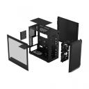 Fractal Design Focus 2 Korpus FD-C-FOC2A-01, 6.4kg, 2xUSB 3.0, teras/stekkel, tolmu filtrid, karastatud klaasist k&uuml;lgpaneel
