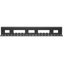 Sbox Kabeļu organizators CC-1113, 800x140x100mm, 5kg, tērauds, melns, stiprinājums ar skrūvēm