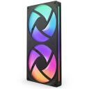 Nzxt Вентилятор для корпуса F280 RGB Core RF-U28HF-B1, 500-2000 RPM, 3.2 mmH2O, 8 RGB LED, черный