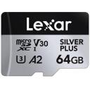 Lexar | SILVER PLUS | 64 GB | microSDXC | Flash memory class 10
