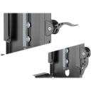 Digitus PC galda stiprinājums DA-90411, 30-51 cm, tērauds, melns, augstuma regulē&scaron;ana, platuma regulē&scaron;ana, 360&deg; rotācija