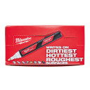 INKZALL&trade; &Scaron;ĶIDRĀS TINTES MARĶIERI, LIQUID PAINT MARKER - WHITE, 48223711 MILWAUKEE