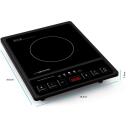 Esperanza EKH011 Indukcijas plīts, 230 V, 2000 W, 25x25 cm, 8 temperatūras līmeņi, LCD displejs
