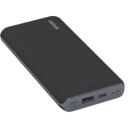 Denver Lādētājs-akumulators PBQ-10001 117140000300, 10000mAh, 5V 2A, 2 x 5V 2.4A, USB-C, MicroUSB, LED indikators