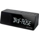 Muse modinātājs M-172 DBT, 2 modinātāji, DAB/DAB+/FM 20 iepriek&scaron; iestatītas stacijas, NFC, Bluetooth, melns