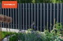 Профилированные металлические штакеты Polo PMx2 RAL7016 (матовый cерый антрацит) POLO_PMx2_RAL7016