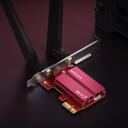 Mercusys BE9300 WiFi 7 Bluetooth 5.4 PCIe adapter MA47BE, 5765 Mbps, 2.4 GHz, 5 GHz, 6 GHz, PCI Express, WPA3-SAE
