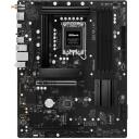 Asrock Pagrindinė plok&scaron;tė B860 PRO-A WIFI, DDR5-SDRAM, 256 GB, 4 DIMM, 1 M.2, 4 SATA III, 2.5 Gb/s LAN, Wi-Fi 6E, RGB LED