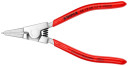 Circlip Pliers, KNIPEX, 46 13 A0, chrome-plated, non-slip tips, 140 mm