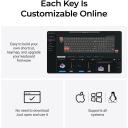 Keychron K10H-J1 belaidė klaviatūra, RGB LED ap&scaron;vietimas, 1000 Hz, 60 g, 4000 mAh, QWERTY, juoda
