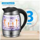 Forme Чайник FKG-458, 2200 W, 1.8 L, 5 цветов LED, скрытый нагревательный элемент, 360&deg; поворот, автоотключение