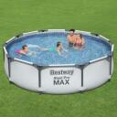 Bestway Baseins Steel Pro Max 56408, 305 cm, 76 cm, 4678 l, PVC, filtra sūknis 58381, mozaīkas apdruka