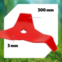 Mulčēšanas zāles asmens trīsstūris 300 (20mm/25.4mm) Oregon 295507-0