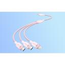 Vention USB 2.0 A 3in1 3A kaabel CTPPG, 1.5m, 3A (USB-C), 2.4A (Lightning), 2A (Micro-B), 480 Mbps