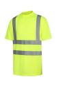 Kergesti n&auml;htav T-s&auml;rk HVMG, kollane, XL, PESSO, HVM_G-XL, 100% pol&uuml;ester, 170 g/m&sup2;, CE 471, 2. kategooria