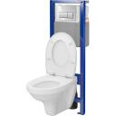 Cersanit Rippuv WC komplekt S701-022 687267, 52cm, 36cm, 37.5cm, 3/5L v&otilde;i 3/6L, Soft Close kaas