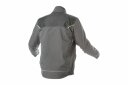 Darba jaka, HOGERT, HT5K800-S, tum&scaron;i pelēka, S (48), 65% poliesters, 35% kokvilna, atstarojo&scaron;as detaļas