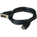 Club3D vaizdo kabelis CAC-1210 DVI į HDMI 2m, DVI Dual Link, HDMI Type A, 3840 x 2160 @ 30Hz, juodas