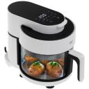 Adler Air Fryer Oven with Glass Bowl | AD 6316 | Power 1200 W | Capacity 3 L | Convection | White/Black