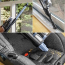 Bezvadu putekļsūcējs ar 200W dzīvnieku spalvu ekstrakciju PowerClean FurFinder Select Melns Titāna Lake Blue X 4090N Bissell