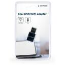 Gembird Mini USB WiFi adapter WNP-UA300-01 300 Mbps, 802.11b/g/n, WPA/WPA2, must