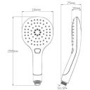 Ab Du&scaron;as klausule 9145524, 116mm, 3 režīmi, apaļa, G1/2 collu pieslēgums