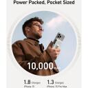 Anker MagGo Power Bank A1654G21, 10000 мАч, 15 Вт, белый, Qi2, ЖК-дисплей, Wireless Power IQ
