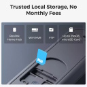 2K juhtmevaba akutoitega nutikas uksekell kaamera, liikumistuvastuse ja värvilise öönägemisega Valge D340B with Chime+64GB SD Card BWS2KDB Reolink