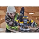 DeWALT marsruuter DCW620NT-XJ, 18V, 11000-23000rpm, harjadeta mootor, 70mm sukeldus s&uuml;gavus, 12mm kollet, juhtmeta, RoHS